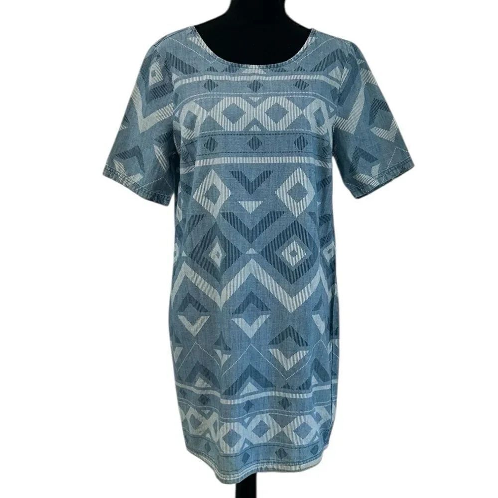 Old Navy Blue Cotton Dress(Size Small)